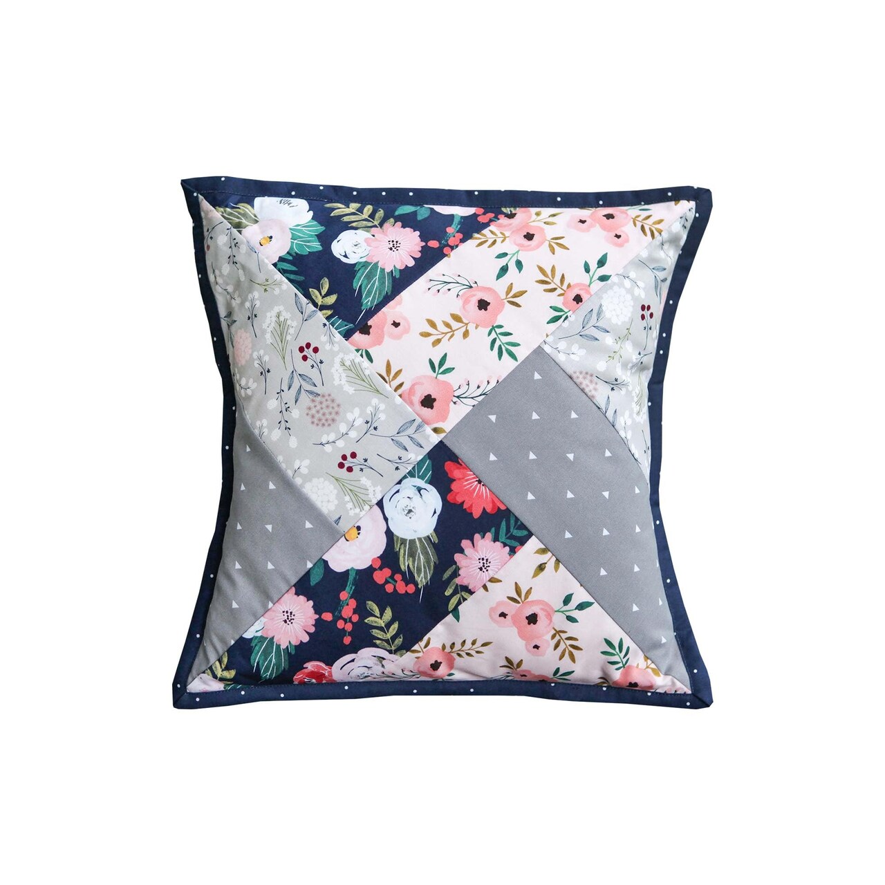 Quilt As You Go Pillow Covers Kit – Sew-by-Number Batting, DIY Quilting Kit - 3 Pack